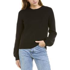 White + Warren Crewneck Silk-Blend Sweater