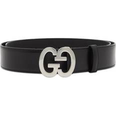 Gucci Accessories Gucci Men's GG Buckle Tonal Belt Black Black