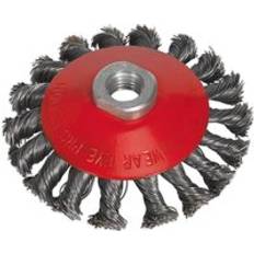 Sealey Conical Wire Brush Ø100mm M14 x 2mm