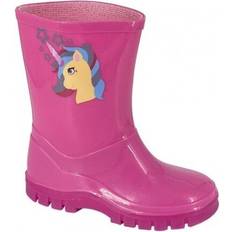 Multicoloured Wellingtons Children's Shoes StormWells StormWells Girls Fantasy Unicorn Wellington Boots 10 Child Pink