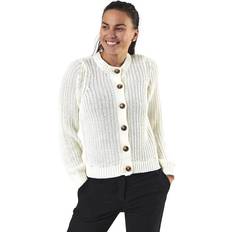 Hvite Cardigans Pieces Petula Ls Knit Cardigan White, Female, Tøj, Skjorter, Hvid