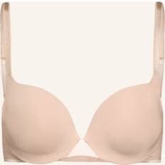 Orange - Women Bras Chantelle Essentiall Push-Up Bra - Beige