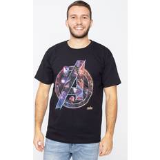 The Avengers Team Neon T-Shirt Schwarz