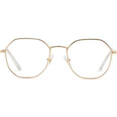 Glasses Geometric in Gold by Foster Grant Cerritos 1.25 Gold