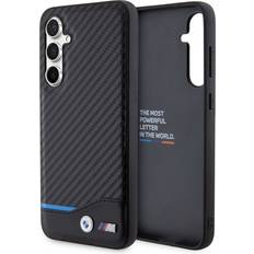 BMW Mobiltilbehør BMW Samsung Galaxy S23 FE Cover Carbon Blue Line Sort