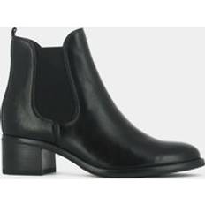 Jonak Calcutto Leather Chelsea Boots Black