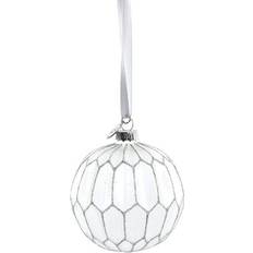 Glass Christmas Tree Ornaments Lene Bjerre Navina White Christmas Tree Ornament