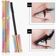 4D Silk Fiber Mascara Long Thick Curling Sunflower Waterproof Rimel Maquiagem Waterproof Galaxy Tube Makeup Cosmetic Maquiagem