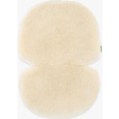 Binibamba Sheepskin Newborn Baby Pram/Basket Liner, Milk
