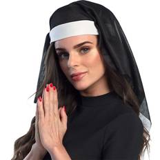 Boland Coiffe Bonne Soeur Accessoire de déguisement Adulte Noir