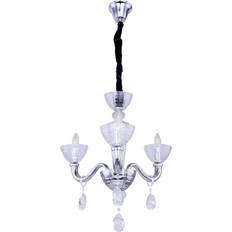 ETC-Shop 95075 Chrome Ceiling Lamp