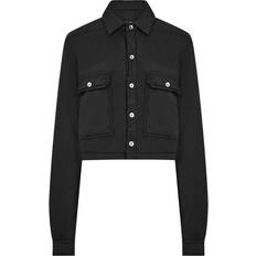 Rick Owens RICK OWENS DRKSHDW DRKSHDW Cropped Outershirt Padded Jacket BLACK