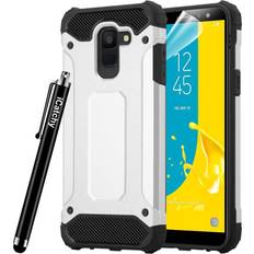 iCatchy Silver For Samsung Galaxy J6 2018 Shockproof Armour Case