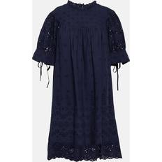 Polo Dresses Polo Ralph Lauren Broderie anglaise cotton minidress blue