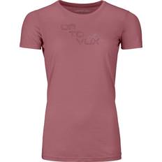 Gehen & Wandern - Rot Oberteile Ortovox Damen 185 Merino Tangram Logo T-Shirt pink