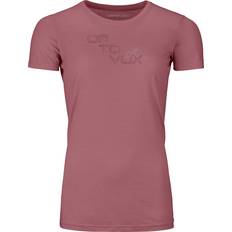 Gång & Vandring - Rosa T-shirts Ortovox Merino Tangram Logo Merinotröja - Mountain Rose