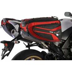 Red Motorcycle Accessories Oxford p50r universal motorrad gepäck reise satteltasche rot Rot