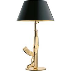 Gun lampe guld Flos Gun Gold/Black Bordlampe 92.4cm