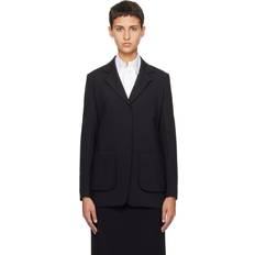 Silk Blazers The Row Black Yedid Blazer BLACK