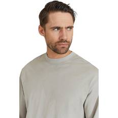 Stål T-shirts Studio Total Ls Tee Steel Grey, Male, Kläder, T-shirt, blast, Grå