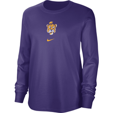 T-shirts Nike LSU Women's College Crew-Neck Long-Sleeve T-Shirt in Purple, FN6464-547