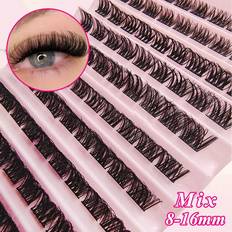 Shein 90 Pcs Lash Clusters DIY Individual Lashes Natural Look Wispy Eyelash Extension - 8-16mm