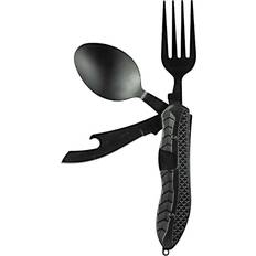 1pc Outdoor Portable Foldable Multi-functional Knife, Fork, Spoon Combination Tableware For Camping And Hiking, With Detachable Design