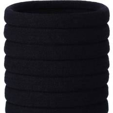 Black Hair Ties Shein 20 Pcs Large Black Seamless Hair Bands
