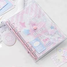 Transparent Calendar & Notepads Shein Rosyposy 96 Pages Color Loose-Leaf Notebook