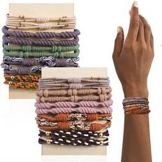 Women Hair Ties Shein 20 Pcs Boho Knotted Hair Ties For Women