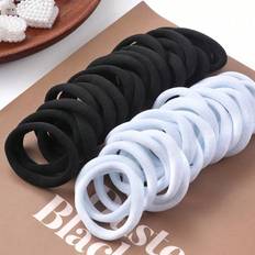 Shein 100pcs Simple & High-stretch Seamless Hair Ties For Women, Perfect For Daily Use