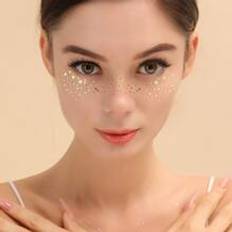 Gold Body Makeup Shein 2sheets Freckle Design Face Tattoo Sticker