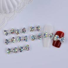 Nail Products Shein 10pcs 3d Bowknot Nail Art Diy Decoration