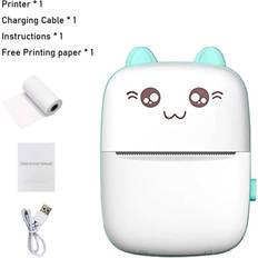 Shein Mini Pocket Photo Printer, Wireless Picture Printer, Portable Sticker