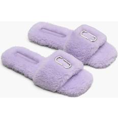 Marc Jacobs Chaussons et Sandales Marc Jacobs Purple 'The Teddy Sandals 533 Lilac IT