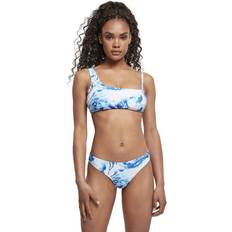 Wit Bikini's Urban Classics Asymmetric Top Bikini - Blanc