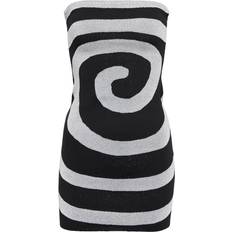 Multifärgade - Nylon Klänningar Staud Swirl metallic knit minidress multicoloured