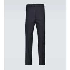 Gucci Beige Byxor & Shorts Gucci Cropped Cotton Pants - Blue