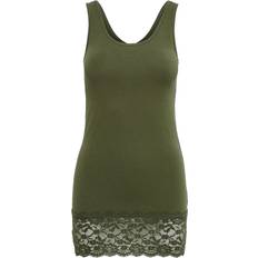 Linnen Only Live Love Long Lace Tank Top Kalamata Dam