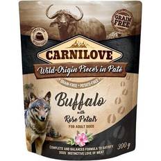 Carnilove dog paté buffalo with rose petals