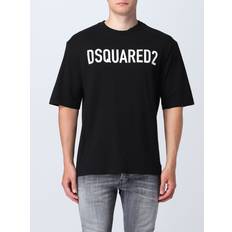 DSquared2 T-paidat DSquared2 Logo Print T Shirt - Bianco/Nero