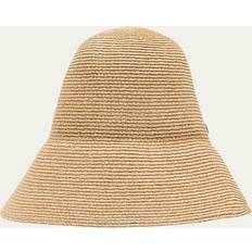 Ropa Toteme Woven Paper Blend Straw Hat - Creme