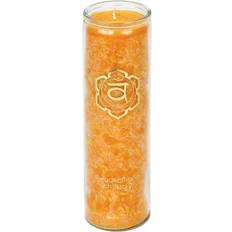 Bougies Yogi & Yogini En Stearine 100 Heures Chakra 2 Bougie