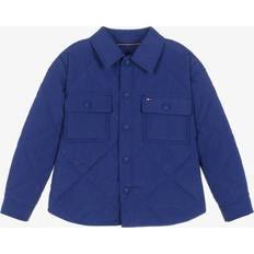 Tommy Hilfiger Jacken Tommy Hilfiger Wattiertes Overshirt aus Recycling-Nylon NAVY VOYAGE