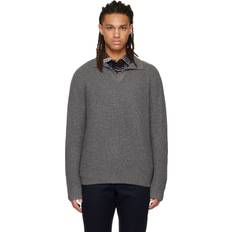 Vince Gray Ribbed Polo MED GREY-033MHG