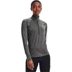 Under Armour Dame Jakker Under Armour Women's Tech ½ Zip Castlerock Black Gray