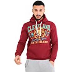 Clothing Brave Soul 'Burnham' Graphic Print Hoodie Burgundy