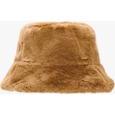 Natural - Unisex Hats Oakwood Bobland Tan Faux Fur Bucket Hat One Size, Colour: Tan Fa