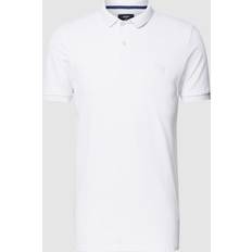 Clothing Superdry Poloshirt mit Label-Stitching Modell 'CLASSIC' in Weiss, Größe