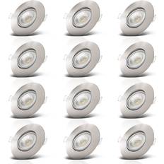 Müller Licht B.K.Licht Set of 12 Recessed Extra-Flat, Pivoting Spotlight